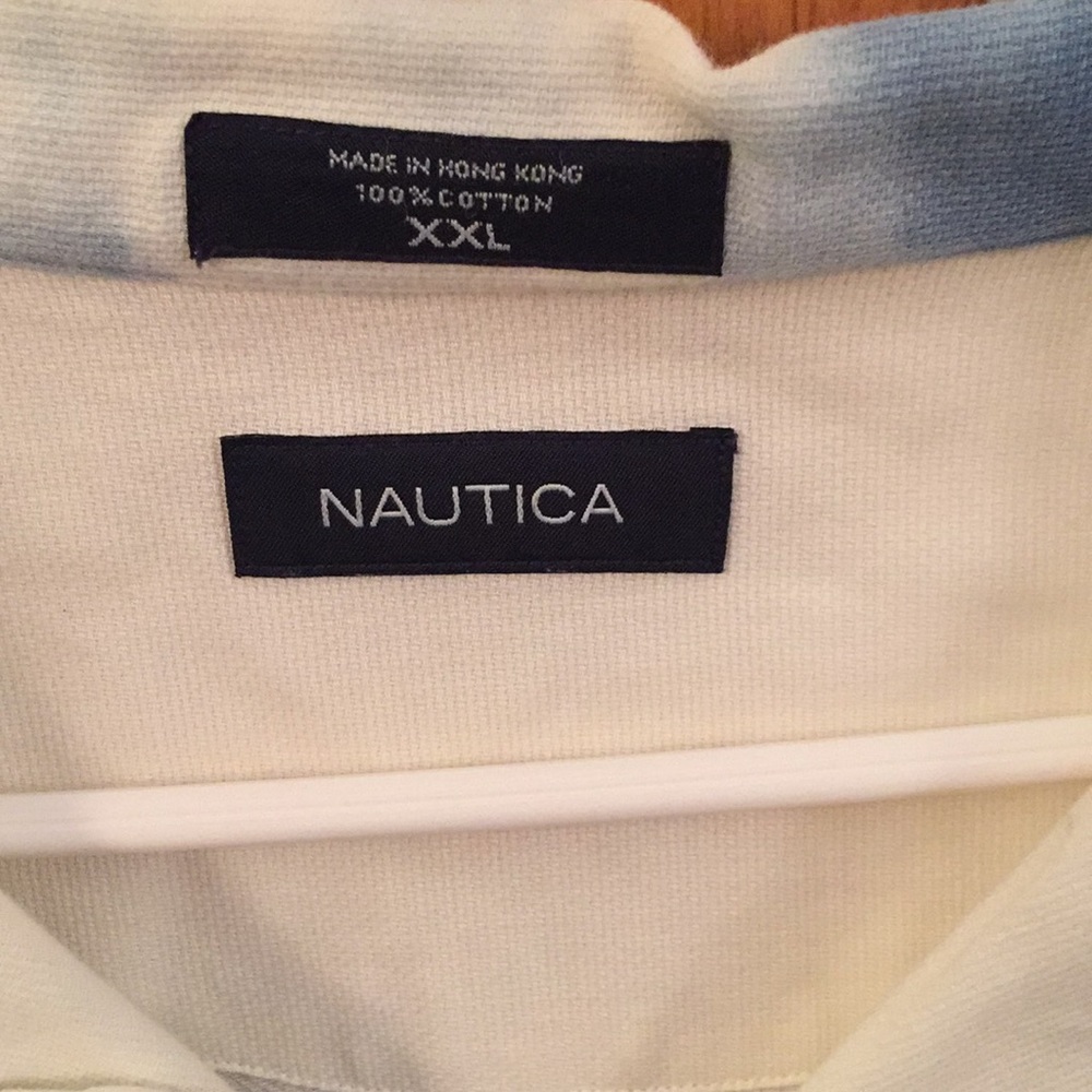 Nautica sailboat button up dress shirt - Picture 3 of 9